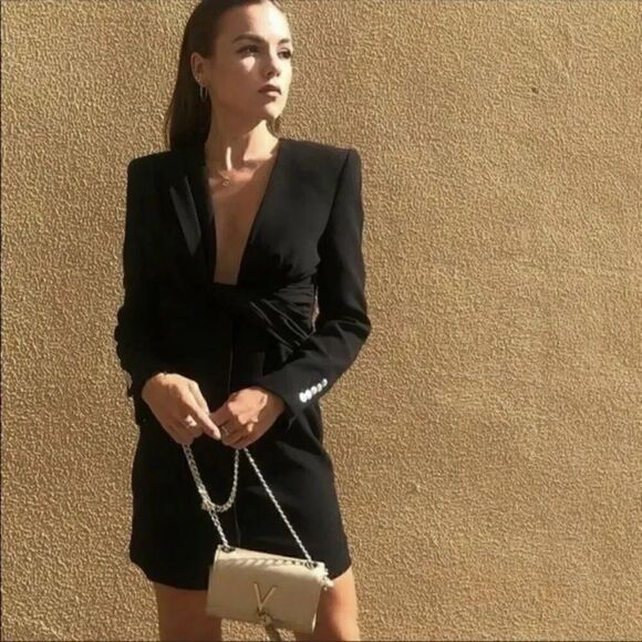 ✨HOST PICK✨ZARA DRAPED BLAZER DRESS - Picture 15 of 16